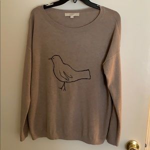 Light brown Bird sweater from LOFT